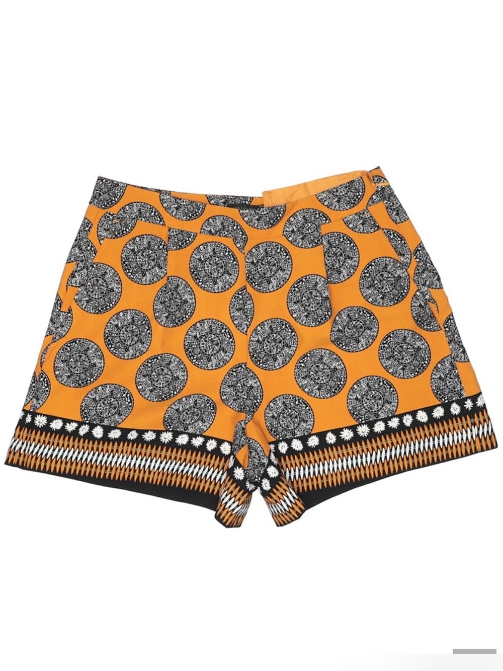 NWOT Ann Taylor Geometric
Gold Yellow Women’s Shorts. SZ: 4